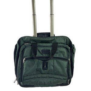 Travelpro Crew Green 17 inch Wheeled Carry On Tote Luggage Bag